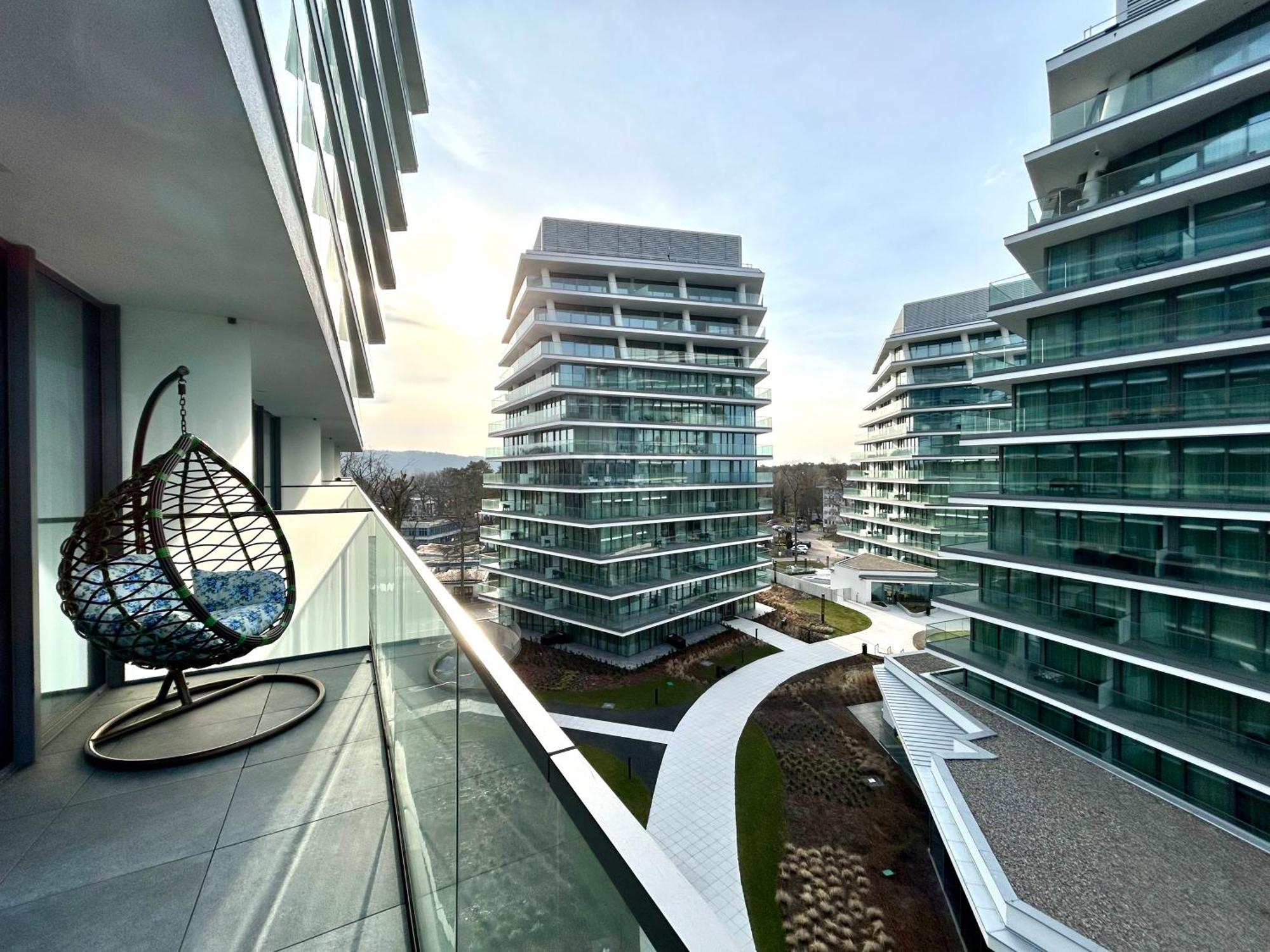 Wave - Aurum II Apartment - Front Sea View Miedzyzdroje Exterior foto